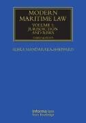 Couverture cartonnée Modern Maritime Law (Volume 1) de Mandaraka-Sheppard Aleka