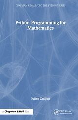 Livre Relié Python Programming for Mathematics de Julien Guillod