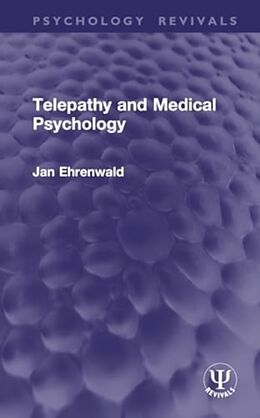 Livre Relié Telepathy and Medical Psychology de Ehrenwald Jan