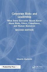 Couverture cartonnée Corporate Risks and Leadership de Eduardo E. Mariscotti