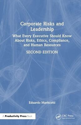 Couverture cartonnée Corporate Risks and Leadership de Eduardo E. Mariscotti