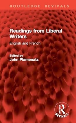 Livre Relié Readings from Liberal Writers de John Plamenatz