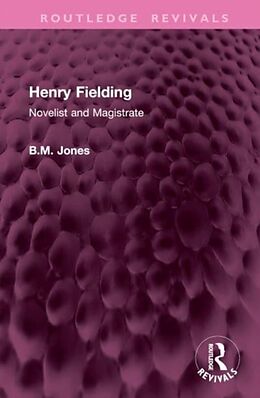 Livre Relié Henry Fielding de B.M. Jones