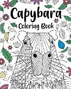 Couverture cartonnée Capybara Adult Coloring Book de Paperland