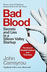 Couverture cartonnée Bad Blood de John Carreyrou