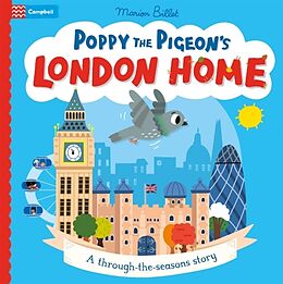 Couverture cartonnée Poppy the Pigeon's London Home de Campbell Books