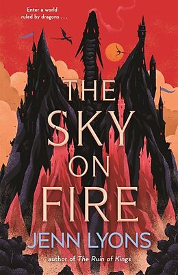 Couverture cartonnée The Sky on Fire de Jenn Lyons