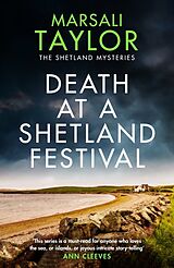 Couverture cartonnée Death at a Shetland Festival de Marsali Taylor