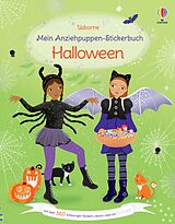 Kartonierter Einband Mein Anziehpuppen-Stickerbuch: Halloween von Fiona Watt