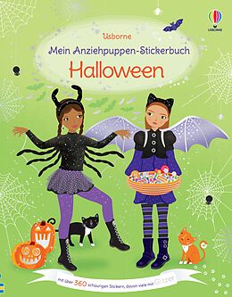 Kartonierter Einband Mein Anziehpuppen-Stickerbuch: Halloween von Fiona Watt