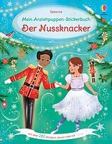Kartonierter Einband Mein Anziehpuppen-Stickerbuch: Der Nussknacker von