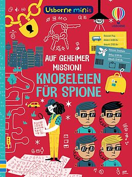Kartonierter Einband (Kt) Usborne Minis: Auf geheimer Mission! Knobeleien für Spione von 