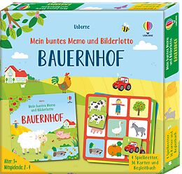 Mein buntes Memo und Bilderlotto: Bauernhof Spiel