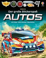 Kartonierter Einband Der große Stickerspaß: Autos von Simon Tudhope