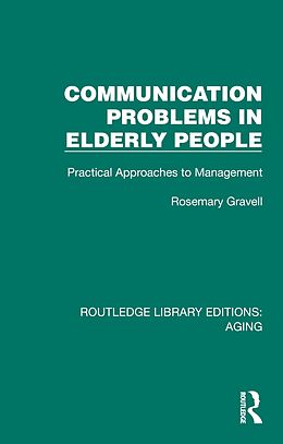 eBook (pdf) Communication Problems in Elderly People de Rosemary Gravell