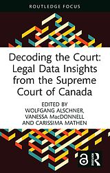 eBook (pdf) Decoding the Court: Legal Data Insights from the Supreme Court of Canada de 