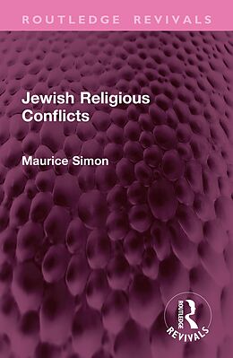 eBook (epub) Jewish Religious Conflicts de Maurice Simon