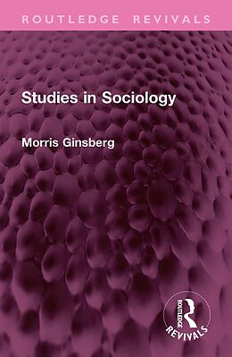 E-Book (pdf) Studies in Sociology von Morris Ginsberg