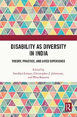eBook (epub) Disability as Diversity in India de 