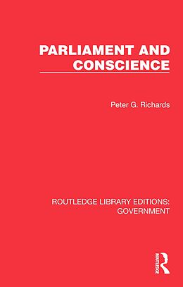eBook (pdf) Parliament and Conscience de Peter G. Richards