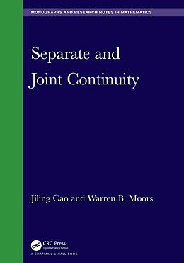 E-Book (pdf) Separate and Joint Continuity von Jiling Cao, Warren B. Moors