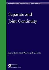E-Book (epub) Separate and Joint Continuity von Jiling Cao, Warren B. Moors