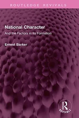 E-Book (pdf) National Character von Ernest Barker