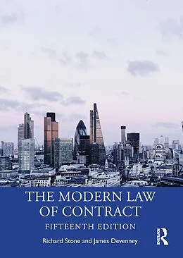 E-Book (epub) The Modern Law of Contract von Richard Stone, James Devenney