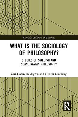 eBook (pdf) What is the Sociology of Philosophy? de Carl-Göran Heidegren, Henrik Lundberg