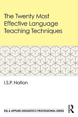 eBook (pdf) The Twenty Most Effective Language Teaching Techniques de I. S. P. Nation