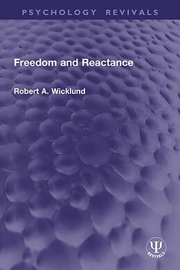 eBook (pdf) Freedom and Reactance de Robert A. Wicklund