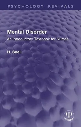 E-Book (epub) Mental Disorder von H. Snell