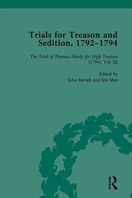 E-Book (pdf) Trials for Treason and Sedition, 1792-1794, Part I Vol 4 von John Barrell, Jon Mee