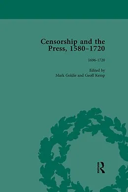 E-Book (pdf) Censorship and the Press, 1580-1720, Volume 4 von Geoff Kemp, Jason Mcelligott, Cyndia Susan