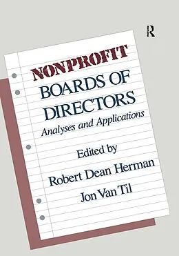E-Book (pdf) Nonprofit Boards of Directors von Robert Herman