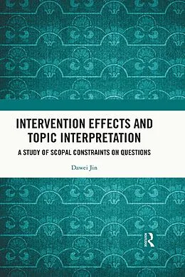 E-Book (pdf) Intervention Effects and Topic Interpretation von Dawei Jin