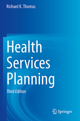 Couverture cartonnée Health Services Planning de Richard K. Thomas