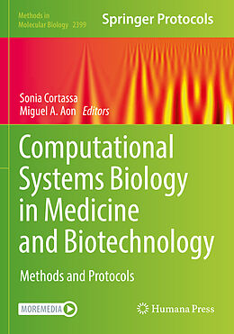 Couverture cartonnée Computational Systems Biology in Medicine and Biotechnology de 