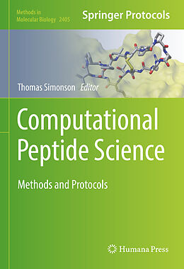 Livre Relié Computational Peptide Science de 