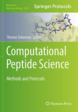 Couverture cartonnée Computational Peptide Science de 