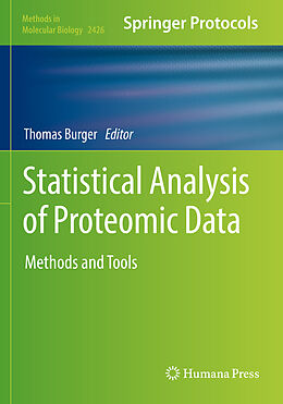 Couverture cartonnée Statistical Analysis of Proteomic Data de 