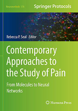 Couverture cartonnée Contemporary Approaches to the Study of Pain de 