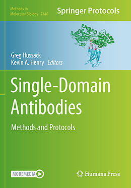 Couverture cartonnée Single-Domain Antibodies de 