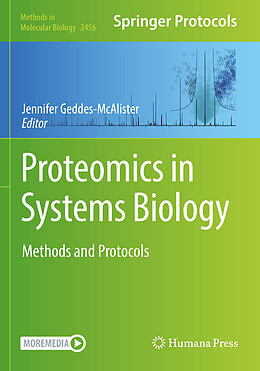 Couverture cartonnée Proteomics in Systems Biology de 