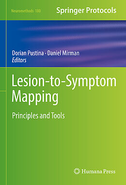 Livre Relié Lesion-to-Symptom Mapping de 