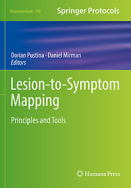 Couverture cartonnée Lesion-to-Symptom Mapping de 