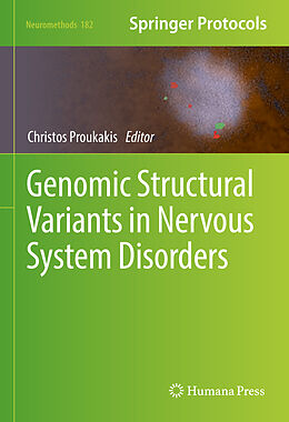 Livre Relié Genomic Structural Variants in Nervous System Disorders de 