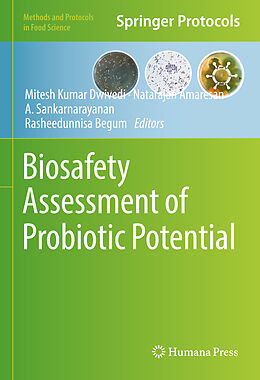 Livre Relié Biosafety Assessment of Probiotic Potential de 