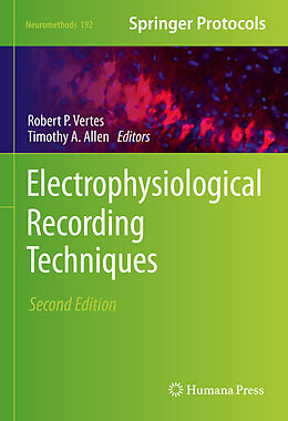 Livre Relié Electrophysiological Recording Techniques de 