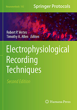 Couverture cartonnée Electrophysiological Recording Techniques de 